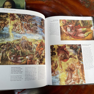 (Bìa cứng in màu toàn bộ) (Combo 3 cuốn) MICHELANGELO – LEONARDO DA VINCI - REMBRANDT - Cuộc đời và tác phẩm qua 500 hình ảnh – Rosalind Ormiston – Đỗ Tường Linh, Trần Đan Vy, Lê Yến Nhi dịch - Omega Plus