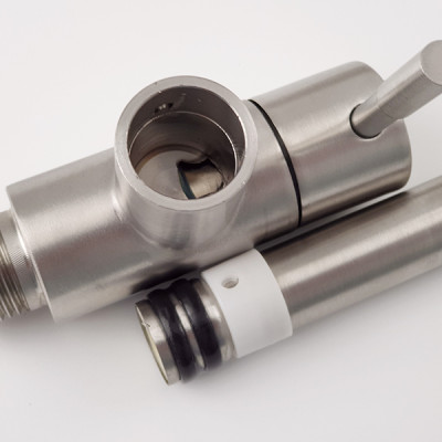 Vòi rửa chén lạnh âm tường Inox SUS 304 Eurolife EL-RC08 (Trắng vàng)