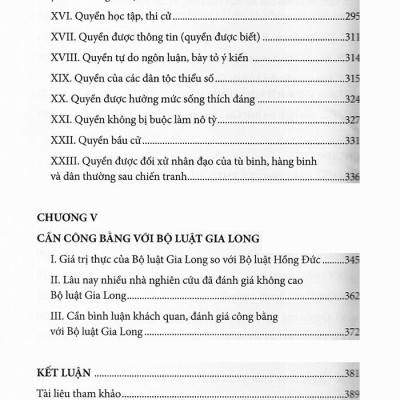 Nhân Quyền Của Người Việt - Từ Bộ Luật Hồng Đức Đến Bộ Luật Gia Long