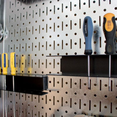 Giá tu vít Pegboard - Giá treo bằng thép sơn tĩnh điện - Phụ kiện móc treo dụng cụ Pegboard
