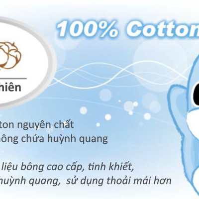 TĂM BÔNG VỆ SINH CHO BÉ KUKU KU1102 - 200 CÁI ( ĐẦU TRÒN )