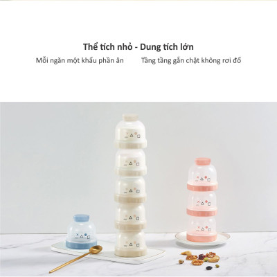 HỘP CHIA SỮA 3 NGĂN ĐA NĂNG CHO BÉ KU-PLUS