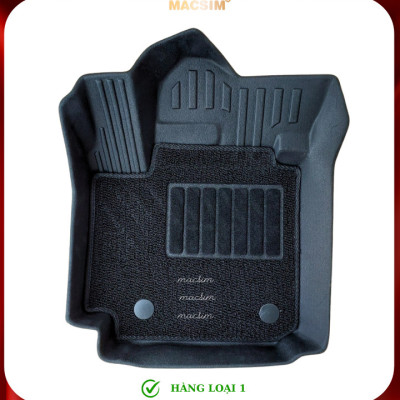 Thảm lót sàn ô tô 2 lớp cao cấp dành cho xe Suzuki XL7/ Suzuki Ertigar (sd2) nhãn hiệu Macsim chất liệu TPE màu đen