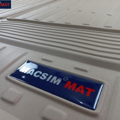 Thảm lót cốp xe ô tô TOYOTA LAND CRUISER 2022- chất liệu TPV cao cấp(D0555) màu be