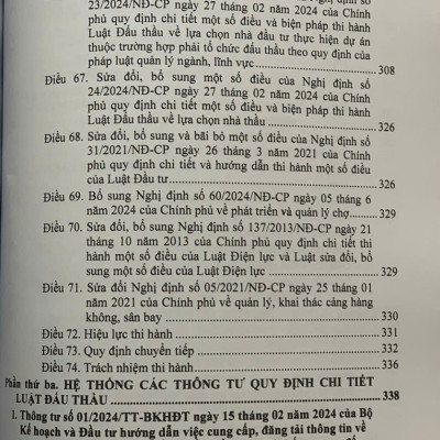 Luật Đấu Thầu Hệ Thống Những Văn Bản Quy Định Chi Tiết Thi Hành