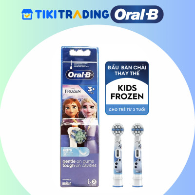 Đầu bàn chải Oral-B Pro D100 Disney Frozen - Hàng chính Hãng