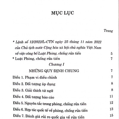Luật Phòng, chống rửa tiền
