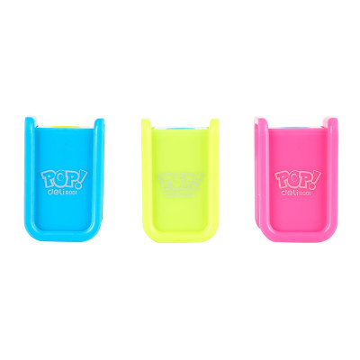 Gọt chì mini Deli - Xanh dương/Hồng/Xanh lá - 48 chiếc/Hộp - ER00106