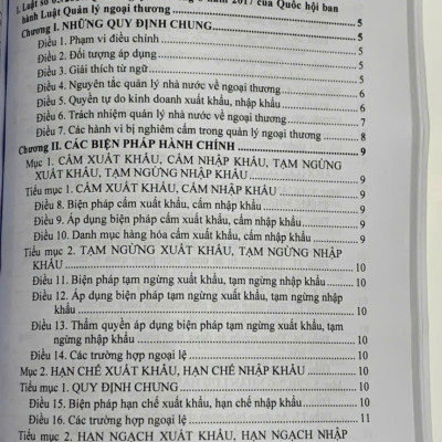 Luật Thương mại, Luật quản lý ngoại thương- hệ thống văn bản quy định hướng dẫn chi tiết thi hành