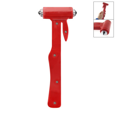 Búa phá kính thoát hiểm ô tô tàu xe loại to có đế gài AC-859