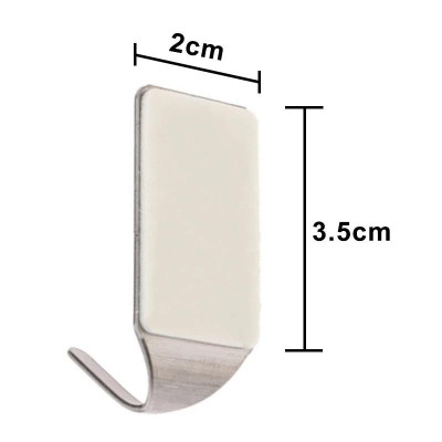 Móc Inox Treo Đồ Dán Tường Siêu Dính, Móc Giá Rẻ Tiện Dụng, Treo Đồ Đa Năng Dễ Dàng Sử Dụng Trong Gia Đình, Văn Phòng. - TakyHome 2001