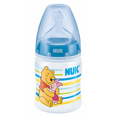 Bình Sữa Nhựa PP 150ml  Disney Núm Ti Silicone S1 Nuk NU11732 (Size M) - Màu Ngẫu Nhiên