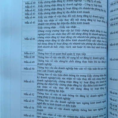 Luật doanh nghiệp (sửa đổi, bổ sung) hệ thống các văn bản quy định, hướng dẫn chi tiết thi hành