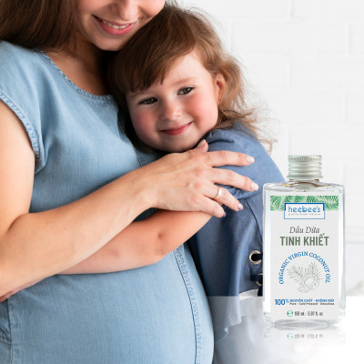 Dầu Dừa Nguyên Chất Ép Lạnh Heebee’s 100% Tự Nhiên, Không Mùi, Đa Năng, Dưỡng Ẩm Da & Tóc 50/150ml