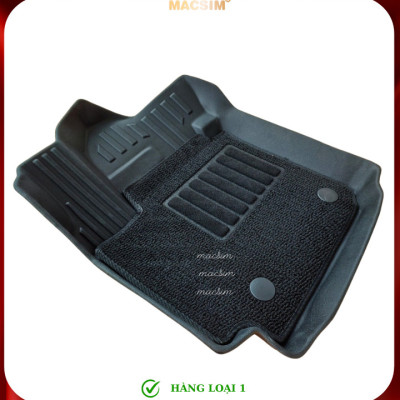 Thảm lót sàn ô tô 2 lớp cao cấp dành cho xe Suzuki XL7/ Suzuki Ertigar (sd2) nhãn hiệu Macsim chất liệu TPE màu đen