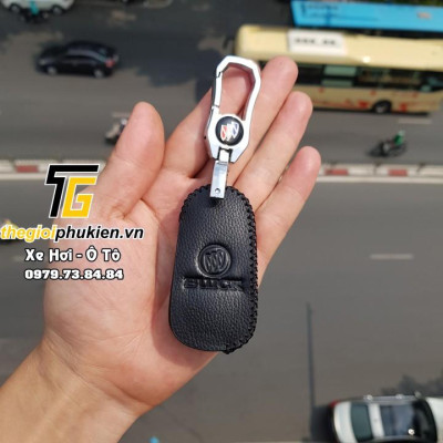 Bao da Handmade bảo vệ chìa khóa xe Vinfast Fadil kèm móc đeo Inox