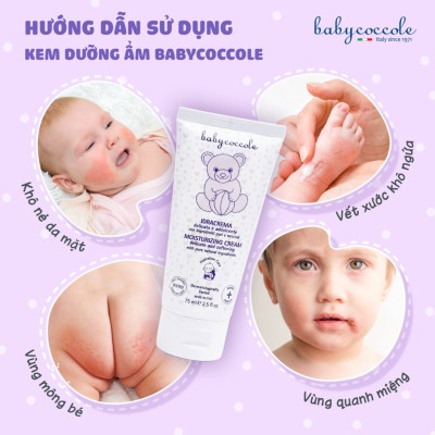 Kem dưỡng ẩm chiết xuất hạnh nhân Babycoccole 0M+ - 75ml