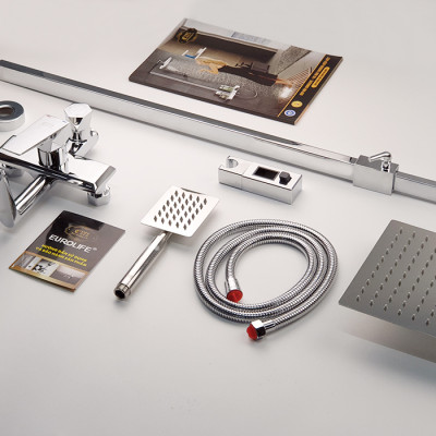 Bộ sen tắm đứng Eurolife EL-SC910 (Trắng bạc)