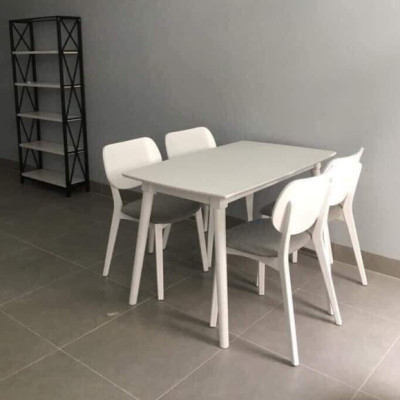 Bộ bàn ghế phòng ăn BN07 4 ghế Tundo hiện đại