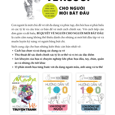 Bí Quyết Vẽ Người Cho Người Mới Bắt Đầu - Drawing People For The Absolute Beginner - Vanlangbooks