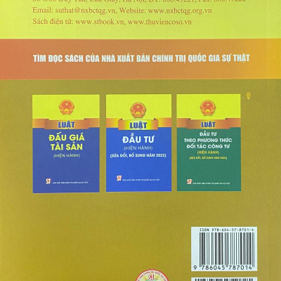 Luật Đầu Tư Công (Hiện Hành) (Sửa Đổi, Bổ Sung Năm 2020, 2022)