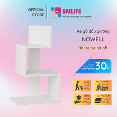 Kệ Đầu Giường Sang Trọng Thiết Kế Tối Giản SMLIFE Nowell