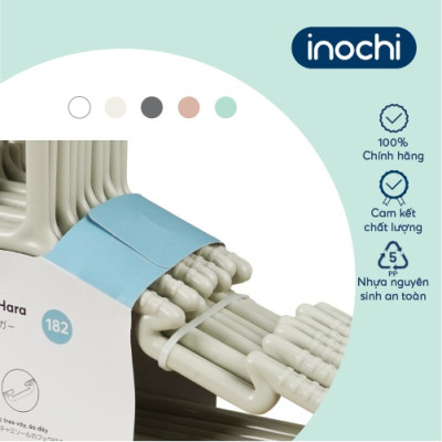 Set 10 chiếc móc áo đầm Hara 182 hàng cao cấp - giao màu ngẫu nhiên