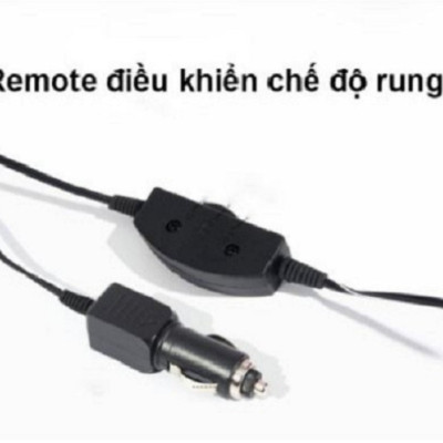 Tựa Lưng Massage Ô Tô – Cắm Tẩu Điện 12V – Có Kèm Remote Điều Khiển Chế Độ Rung