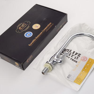 Vòi rửa chén lạnh Eurolife EL-T016 (Trắng bạc)