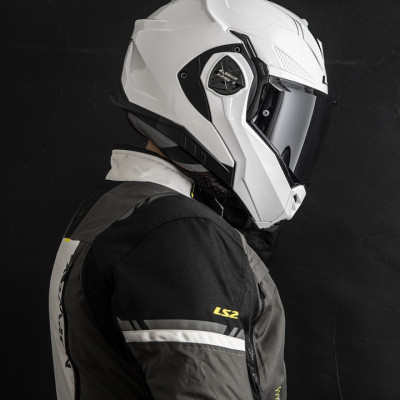 Mũ Bảo Hiểm Fullface Lật Hàm 180độ LS2 FF901 Advant X Fiberglass - Sợi thuỷ tinh