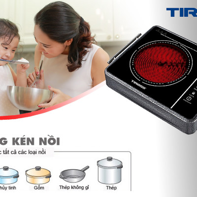 Bếp Hồng Ngoại Tiross TS800 - Hàng chính hãng