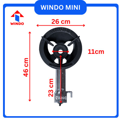 Bếp Khè Công Nghiệp mini WINDO- Hàng Chính Hãng