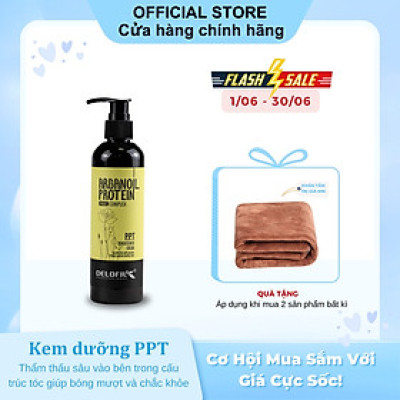 KEM DƯỠNG TÓC P.P.T - xả khô Delofil phục hồi dưỡng ẩm cho tóc.