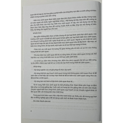 Sách - Kiến Trúc Cảnh Quan ( XD)