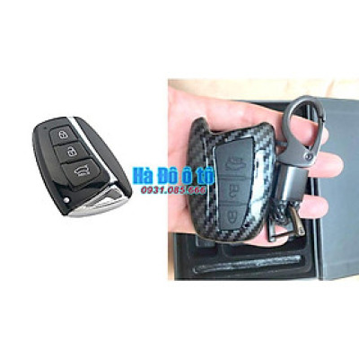 Bao Da Chìa Khóa Cacbon Santafe 2013 2014 2015 2016 2017 2018 - Bao Da Chìa Khóa Santafe