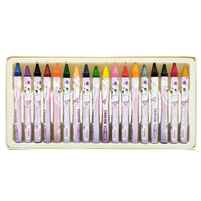 Hộp 18 Bút Màu Sáp Pommy Collection - Smartkids CR14