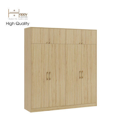 [Happy Home Furniture] ELEGANT, Tủ quần áo 2 ngăn kéo 2mx2m2 , 200cm x 54cm x 220cm ( DxRxC), TCM_048