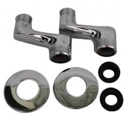 Bộ chân lắp vòi hoa sen, chậu rửa bát gắn tường