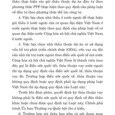 Luật đấu thầu (bản in 2024)