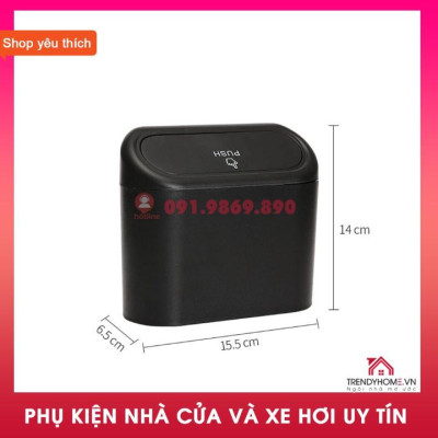 Thùng Rác Mini đựng rác Trên Xe Ô Tô, Thùng Rác Đa Năng Văn Phòng