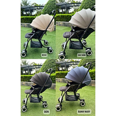 Xe đẩy trẻ em gấp gọn đẩy 2 chiều Belecoo Travel 2 chiều 3 tư thế siêu nhẹ, xe nôi đa năng gấp gọn cho trẻ sơ sinh từ 0-5 tuổi