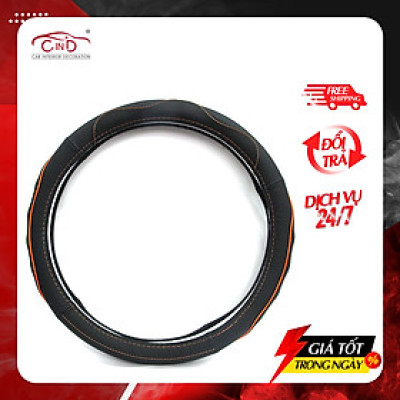 Bọc Vô Lăng CIND K003 Size M Màu Đen Cam