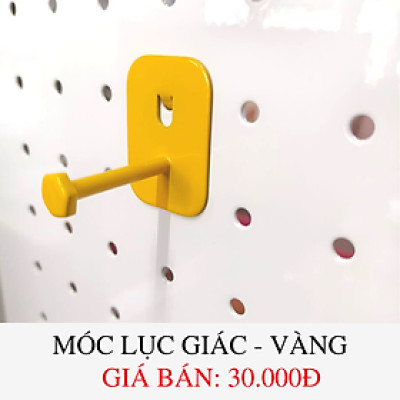 Móc treo lục giác Dola Home treo móc khóa, tai nghe, vật dụng làm việc công dụng đa năng - Phụ kiện bảng Pegboard