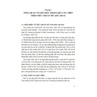 Thiết Kế Liên Kết Trong Kết Cấu Thép Theo Tiêu Chuẩn Mỹ AISC/LRFD 360-16 ( Tặng Kèm Sổ Tay)