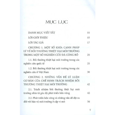 Sách - Pháp luật về bồi thường thiệt hại môi trường ở Việt Nam - Lý luận và thực tiễn 
