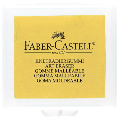 Gôm Đất Sét Kneadable Art Eraser - Faber-Castell 127321 - Màu Vàng