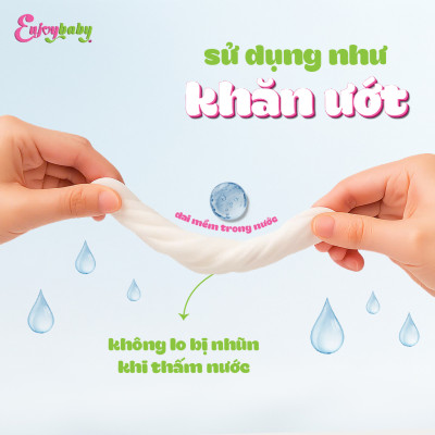 Khăn vải khô đa năng ENJOY cực mềm tiện lợi cho mẹ và bé 1KG cao cấp