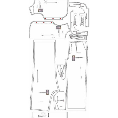 Rập giấy A0 mã T36- Rập nguyên set (BẢN VẼ)