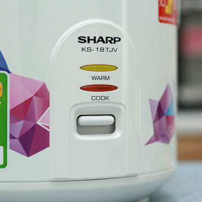 KS-18TJV - NỒI CƠM ĐIỆN NẮP GÀI SHARP 1.8 LÍT KS-18TJV - Hàng chính hãng