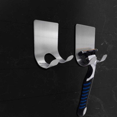 Giá Treo Cây Cạo Râu Cho Nam Phòng Vệ Sinh, Móc Treo Tường Đa Năng, Chắc Chắn, Sang Trọng. TakyHome 2011Bac